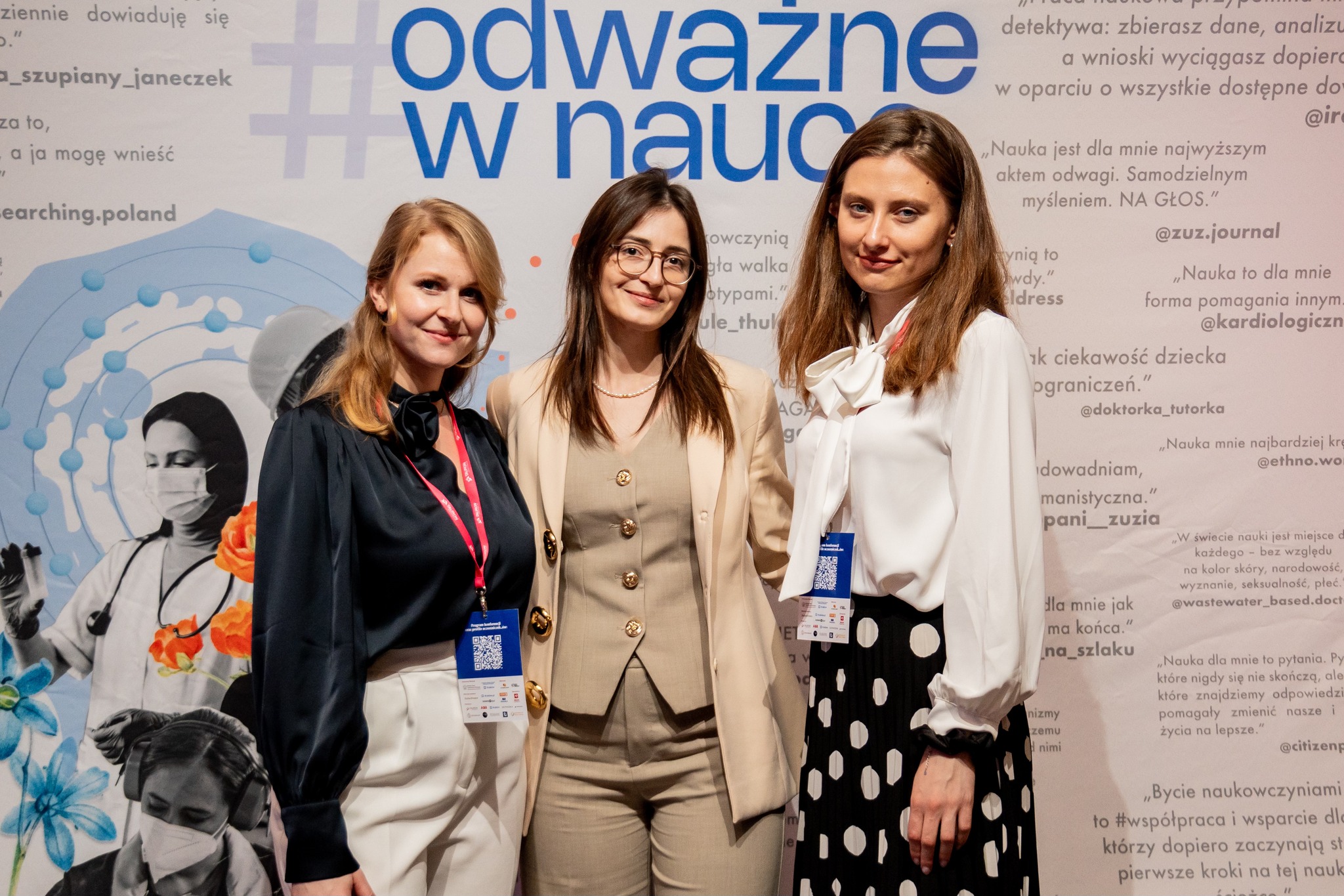 Prezes Fundacji Forum Przyjaciół Akademii obecna na konferencji „Odważne w Nauce”